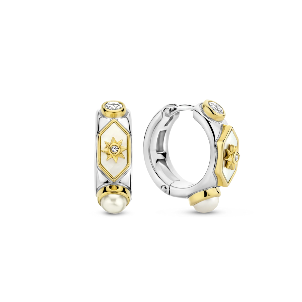 ARGOLAS TI SENTO EM PRATA 925 BICOLOR