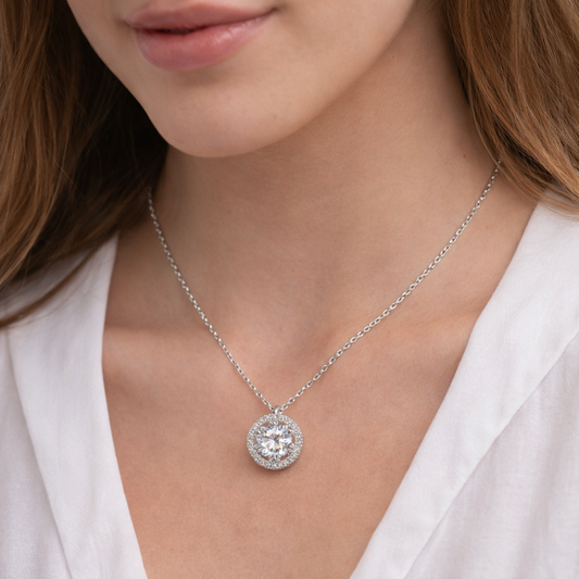 COLAR EM OURO COM ZIRCÔNIAS