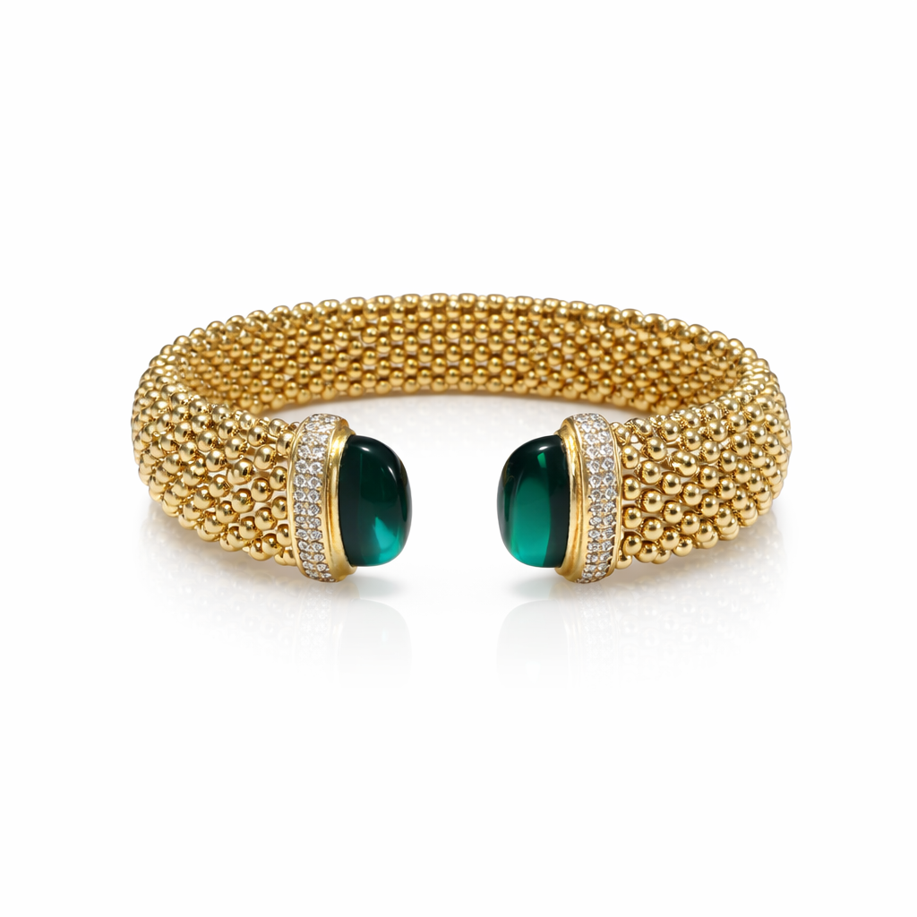 PULSEIRA EM PRATA 925 C/ APLICAÇÕES