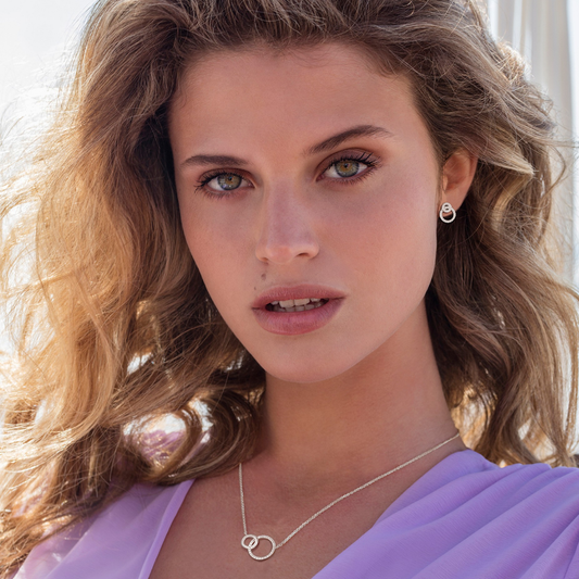 CONJUNTO UNIKE VALENTINES EM PRATA 925% COM ZIRCÓNIAS UK.PK.1204.0011""