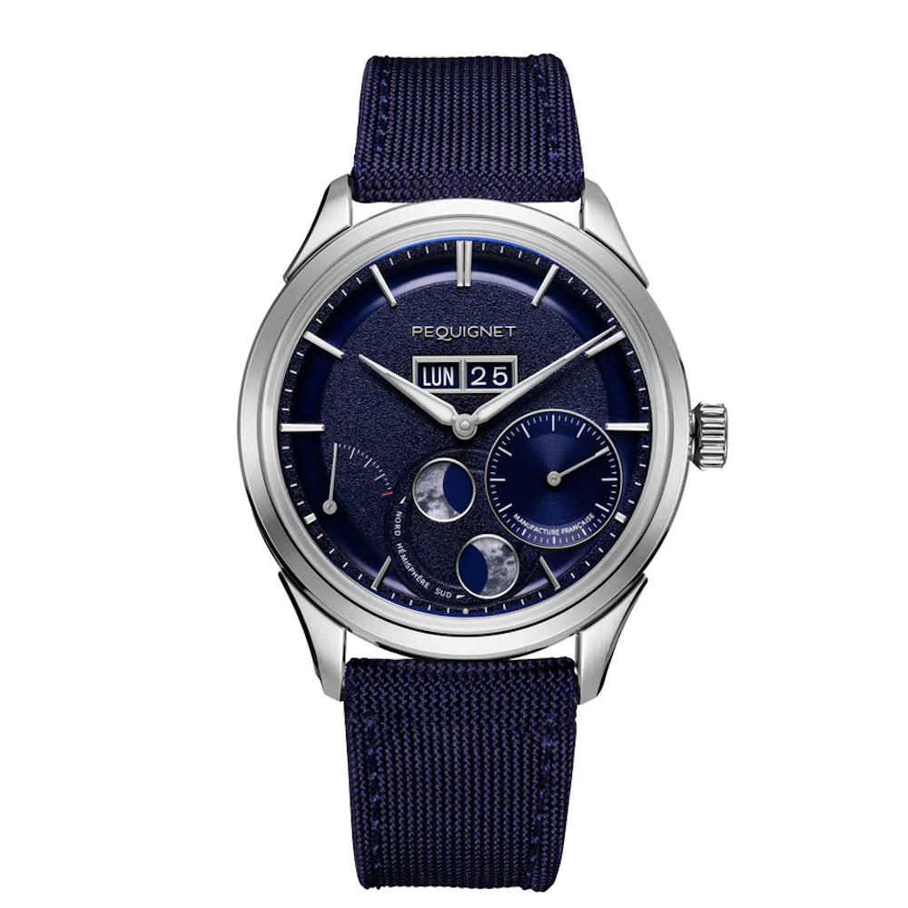 RELOGIO PEQUIGNET ROYALE PARIS BLUE