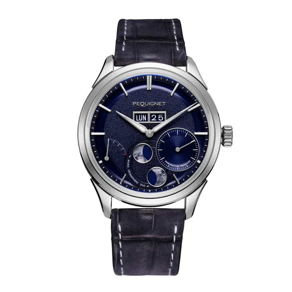 RELOGIO PEQUIGNET ROYALE PARIS BLUE