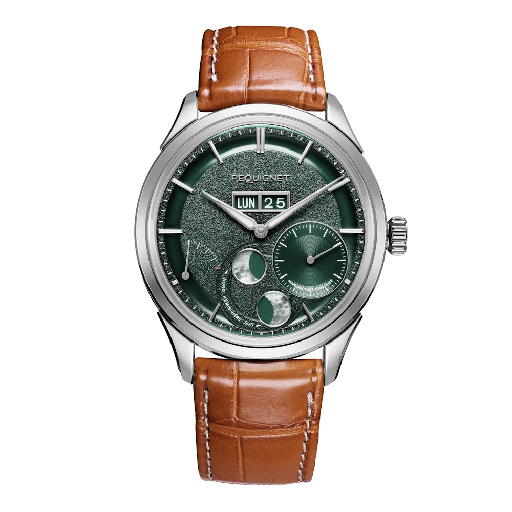 RELOGIO PEQUIGNET ROYALE PARIS GREEN