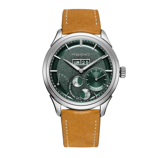 RELOGIO PEQUIGNET ROYALE PARIS GREEN