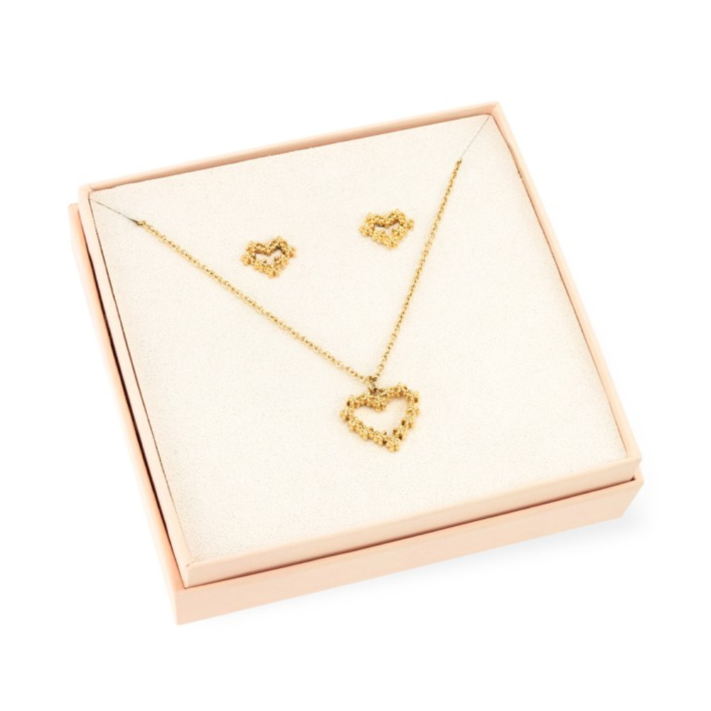 SET COLAR E BRINCOS ONE SENHORA KIND GOLD