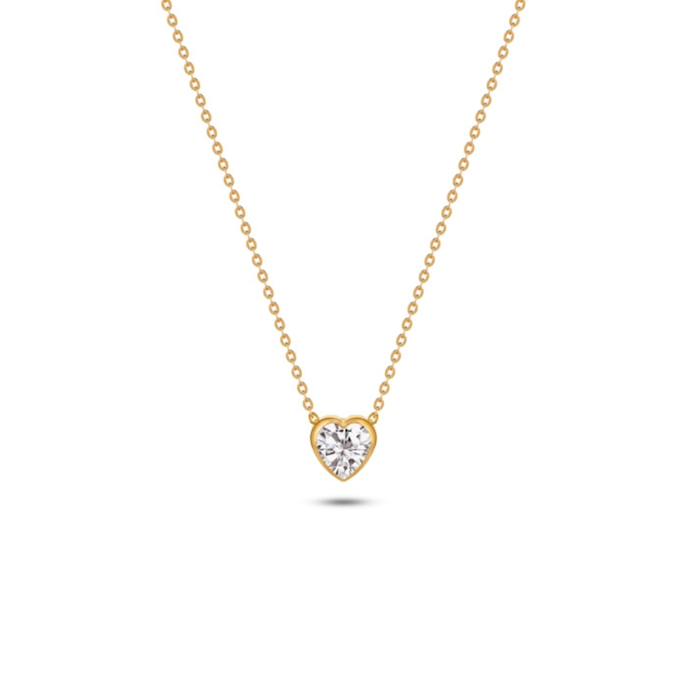 Colar em Ouro com Zircônia