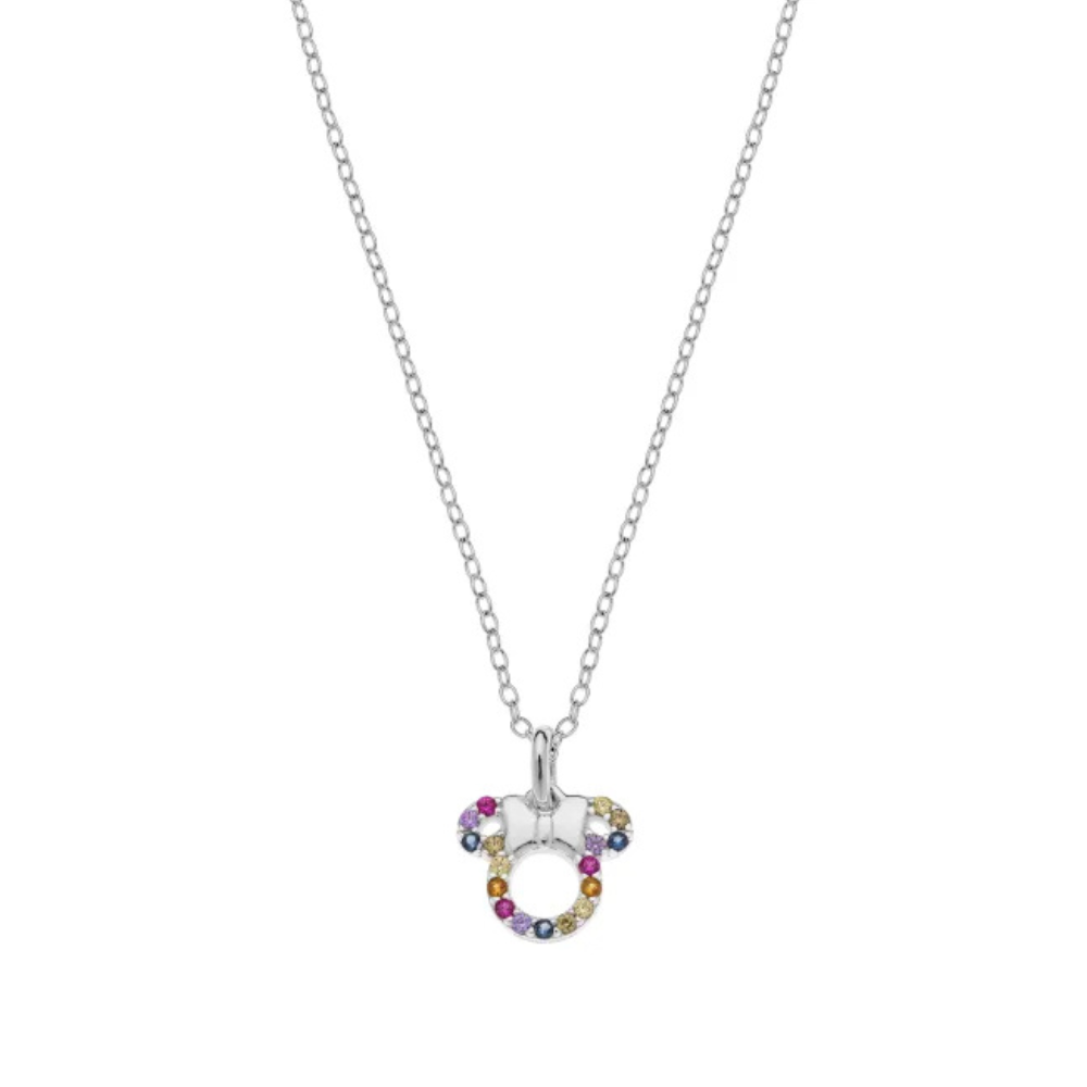 COLAR DISNEY PRATA 925 ZIRCONIAS COLORIDAS NS00032SZML-157.CS