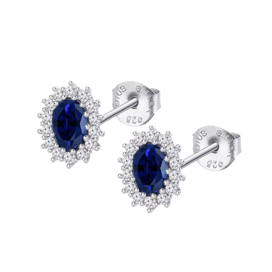 BRINCOS LOTUS EM PRATA 925% COM ZIRCÓNIAS