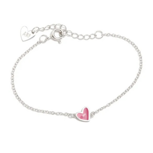 PULSEIRA AGATHA RUIZ DE LA PRADA EM PRATA 925 COM CORAÇÃO