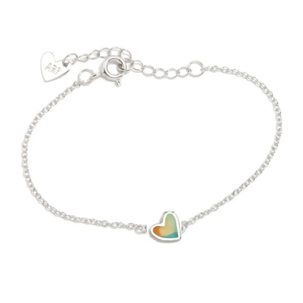 PULSEIRA AGATHA RUIZ DE LA PRADAEM PRATA 925 COM CORAÇÃO