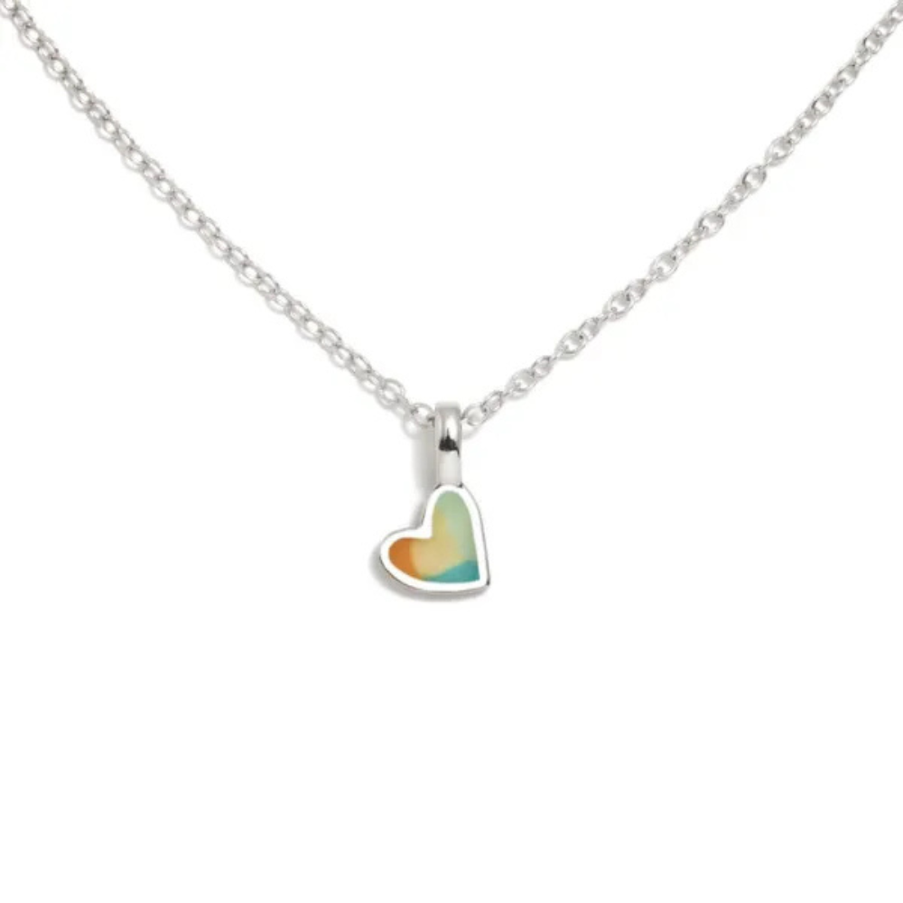 COLAR AGATHA RUIZ DE LA PRADA PRATA 925 COM PENDENTE CORAÇÃO