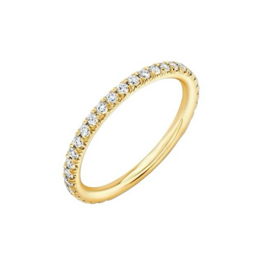 ANEL SENHORA EM OURO 19.2K COM ZIRCONIAS