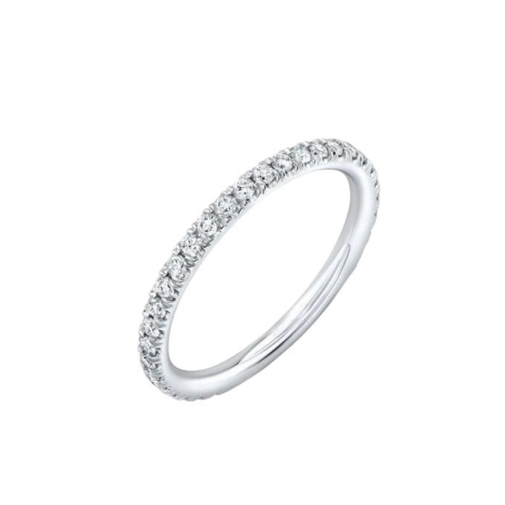 ANEL SENHORA EM OURO 19.2K COM ZIRCONIAS