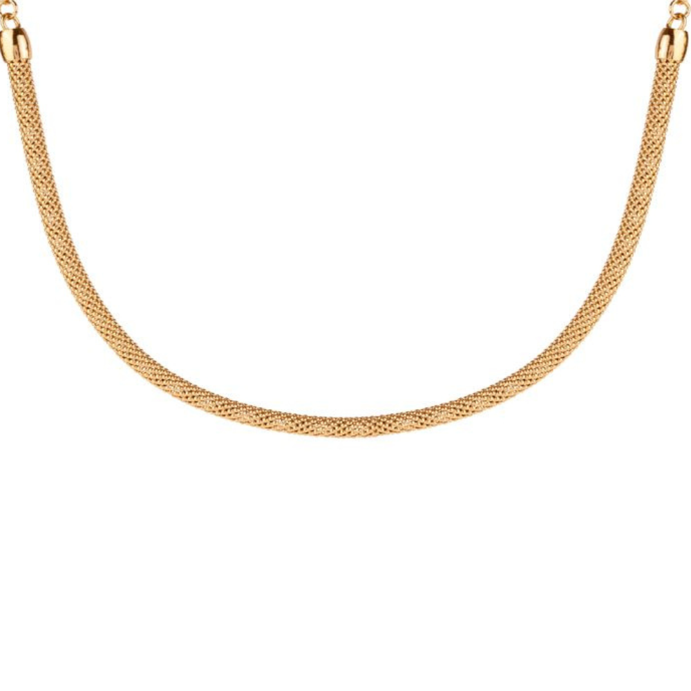 COLAR REBECCA ATHENA BRONZE COM BANHO DE OURO 24K