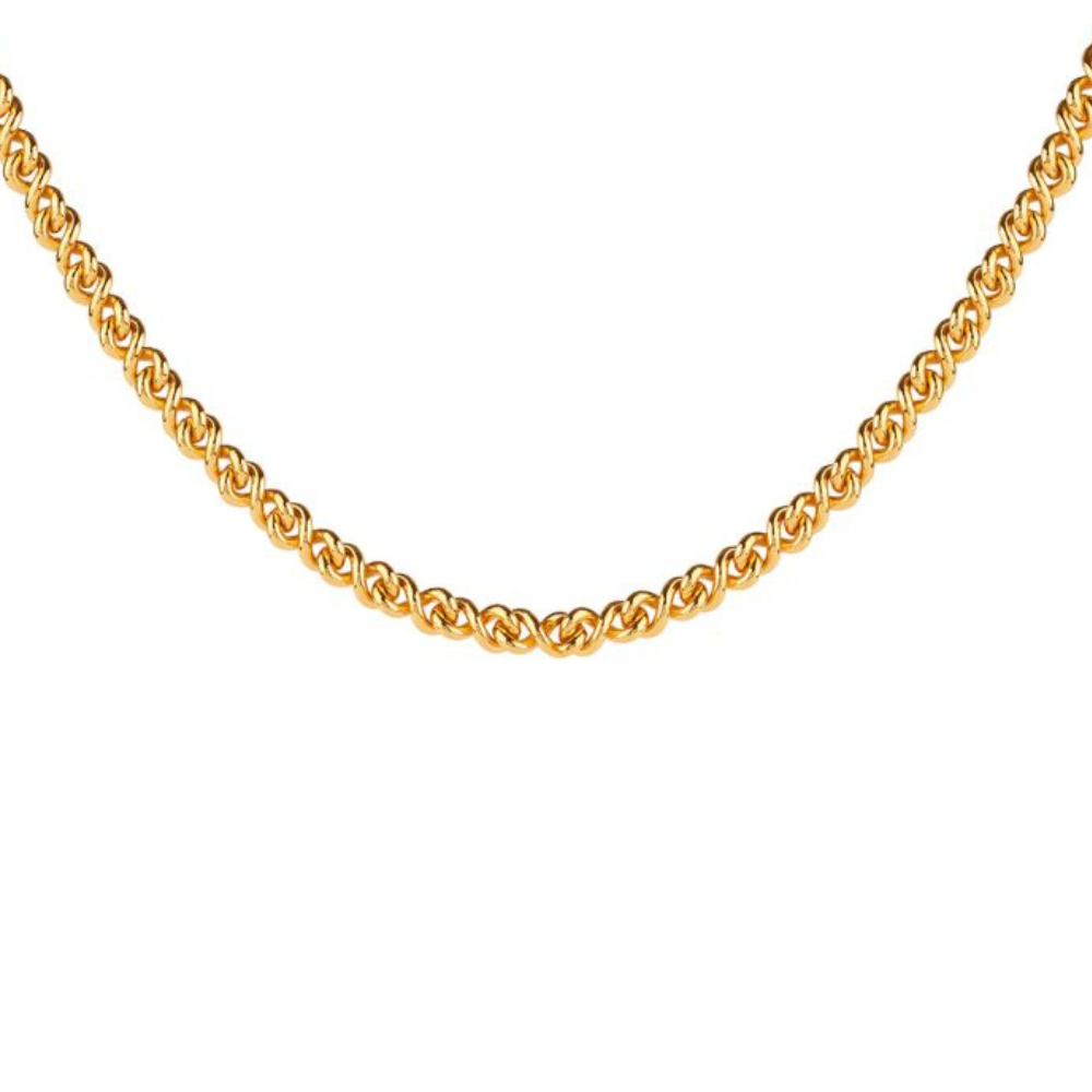 COLAR REBECCA ATHENA EM BRONZE COM BANHO DE OURO 24K