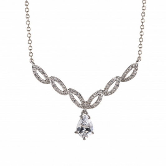 Colar em Ouro 19,2k com Zirconias
