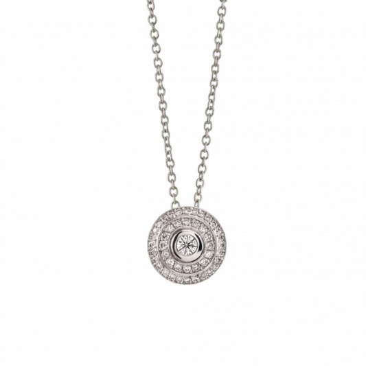 Colar em Ouro 19,2k com Diamantes