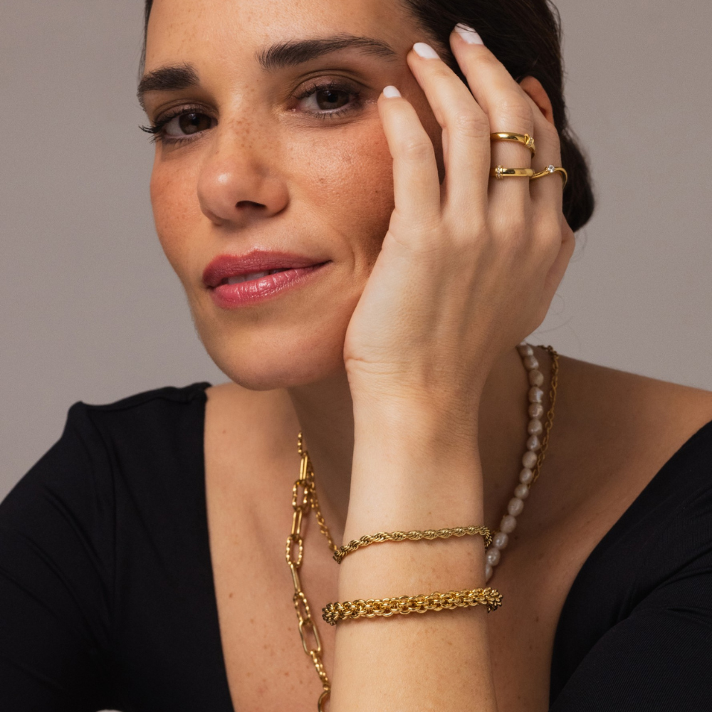 PULSEIRA ONE SENHORA BEAUTY GOLD