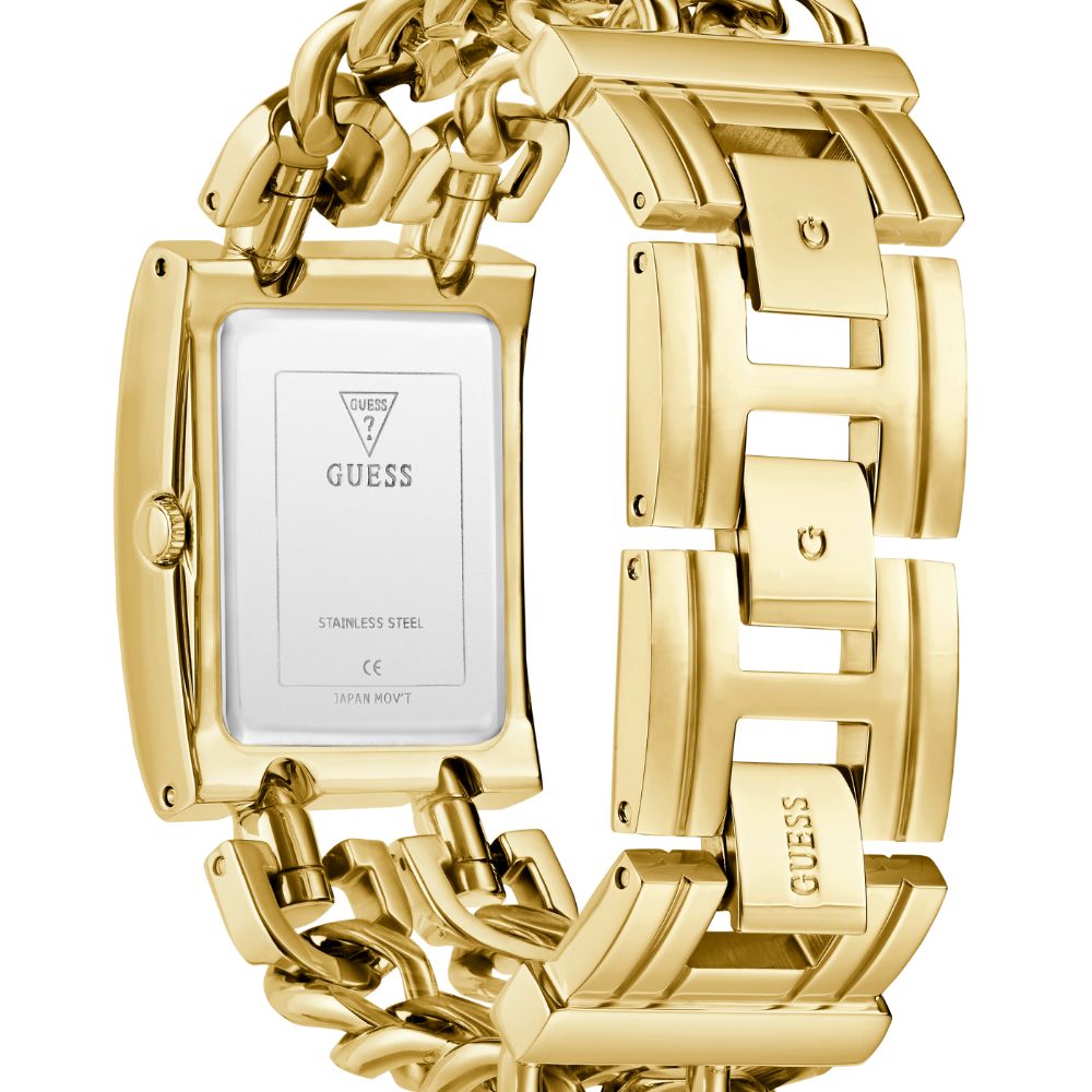 RELÓGIO GUESS DOURADO COM MOSTRADOR VERDE