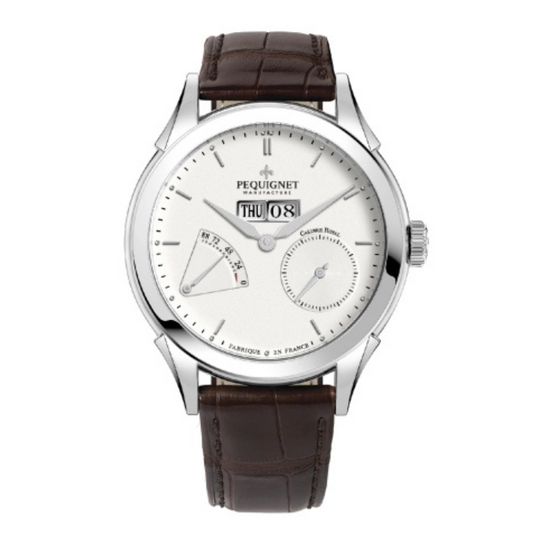 RELOGIO PEQUIGNET RUE ROYALE DAY DATE