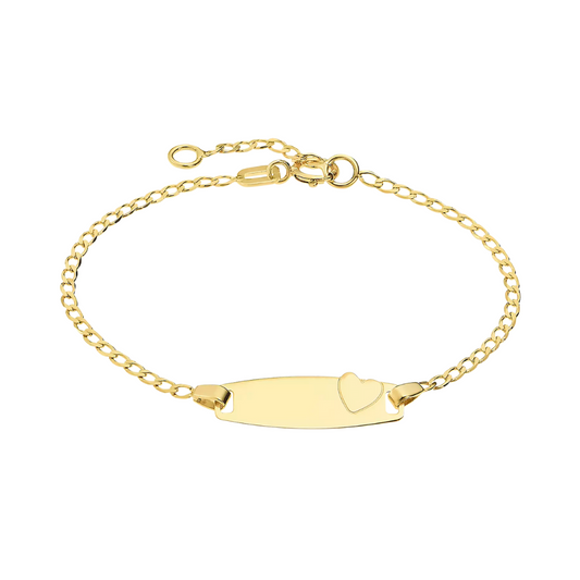 PULSEIRA INFANTIL TIME ROAD EM OURO 9K