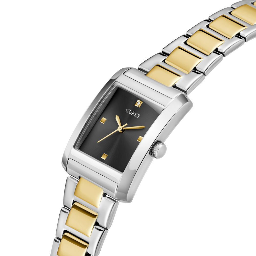 RELÓGIO GUESS BONNIE BICOLOR COM MOSTRADOR PRETO