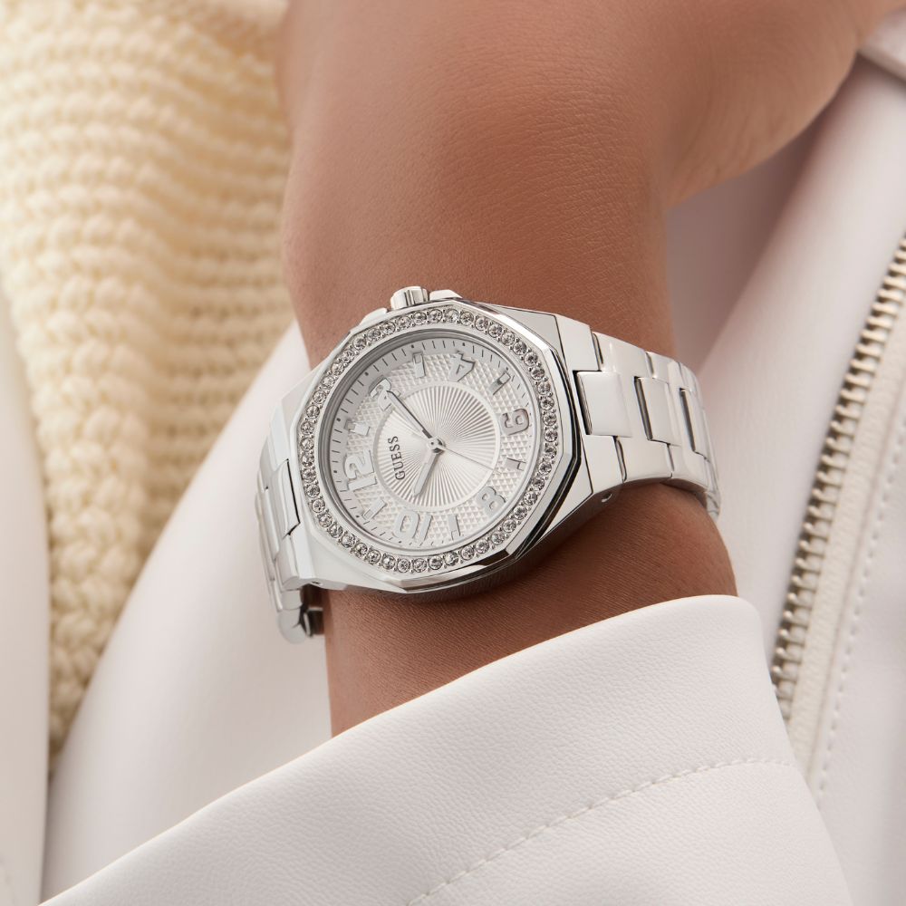 RELÓGIO GUESS CONTESSA PRATEADO