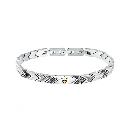 PULSEIRA MASERATI EM AÇO "JM225AVD89"