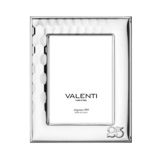 PORTA FOTOS 25 ANOS HEXAGONO 13X18