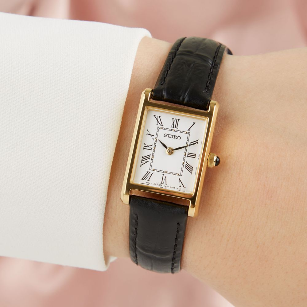 RELÓGIO SEIKO NEO CLASSIC LADIES NUM. ROMANA DOURADO