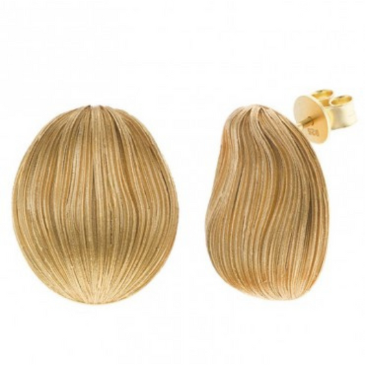 BRINCOS SALVATORE EM PRATA 925% DOURADA