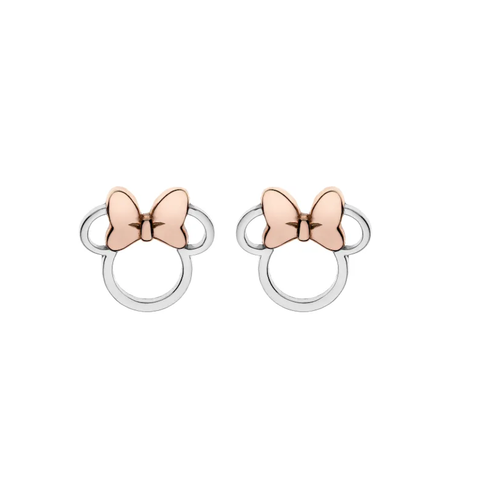 BRINCOS DISNEY PRATA 925 RODIO E ROSEGOLD ES00004TL.CS
