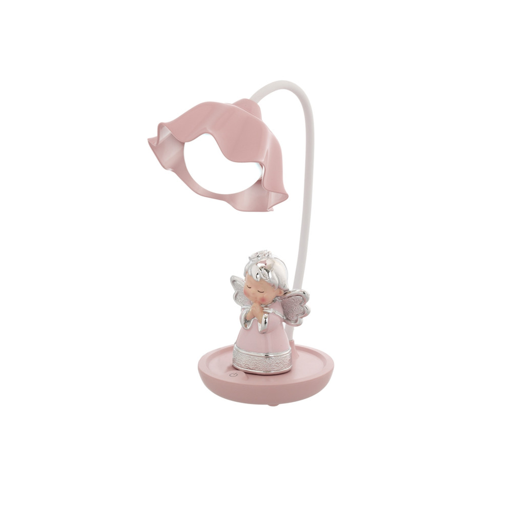 LAMPADA MINI ANGEL ROSA 10X13CMS