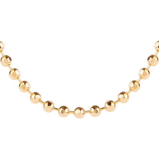 COLAR REBECCA ATHENA BRONZE COM BANHO DE OURO 24K