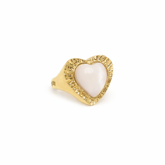 ANEL EUGÉNIO CAMPOS EM PRATA 925% LOVE HEART