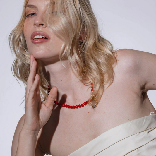 COLAR MAJORICA EM PRATA 925% COM PERÓLAS 8 MM