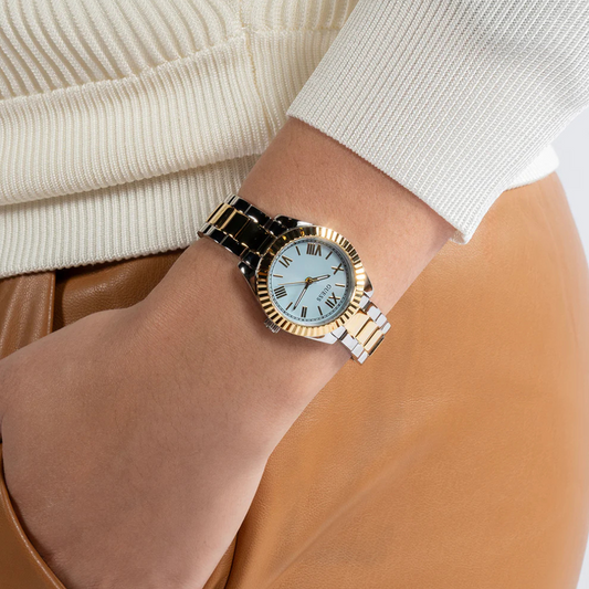 RELÓGIO GUESS MINI LUNA BICOLOR