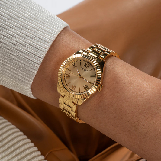 RELÓGIO GUESS MINI LUNA DOURADO