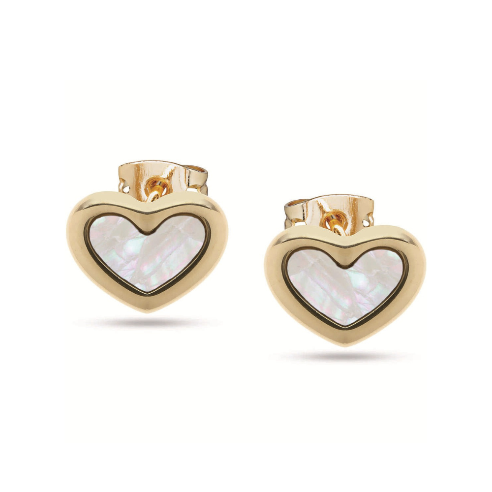 BRINCOS LIU JO EM AÇO CORAÇÃO LJ2693