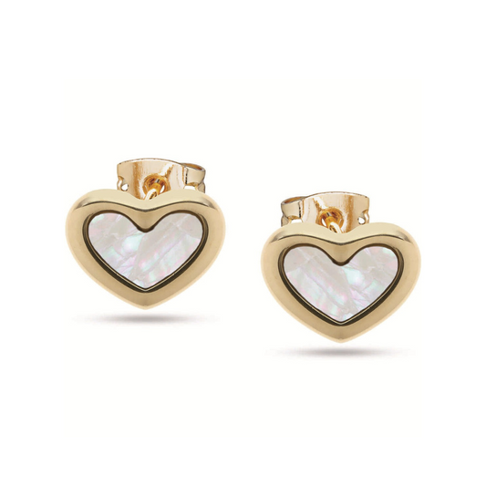 BRINCOS LIU JO EM AÇO CORAÇÃO LJ2693