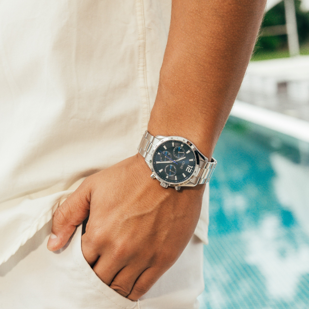 RELÓGIO ONE HOMEM PULSE BLUE