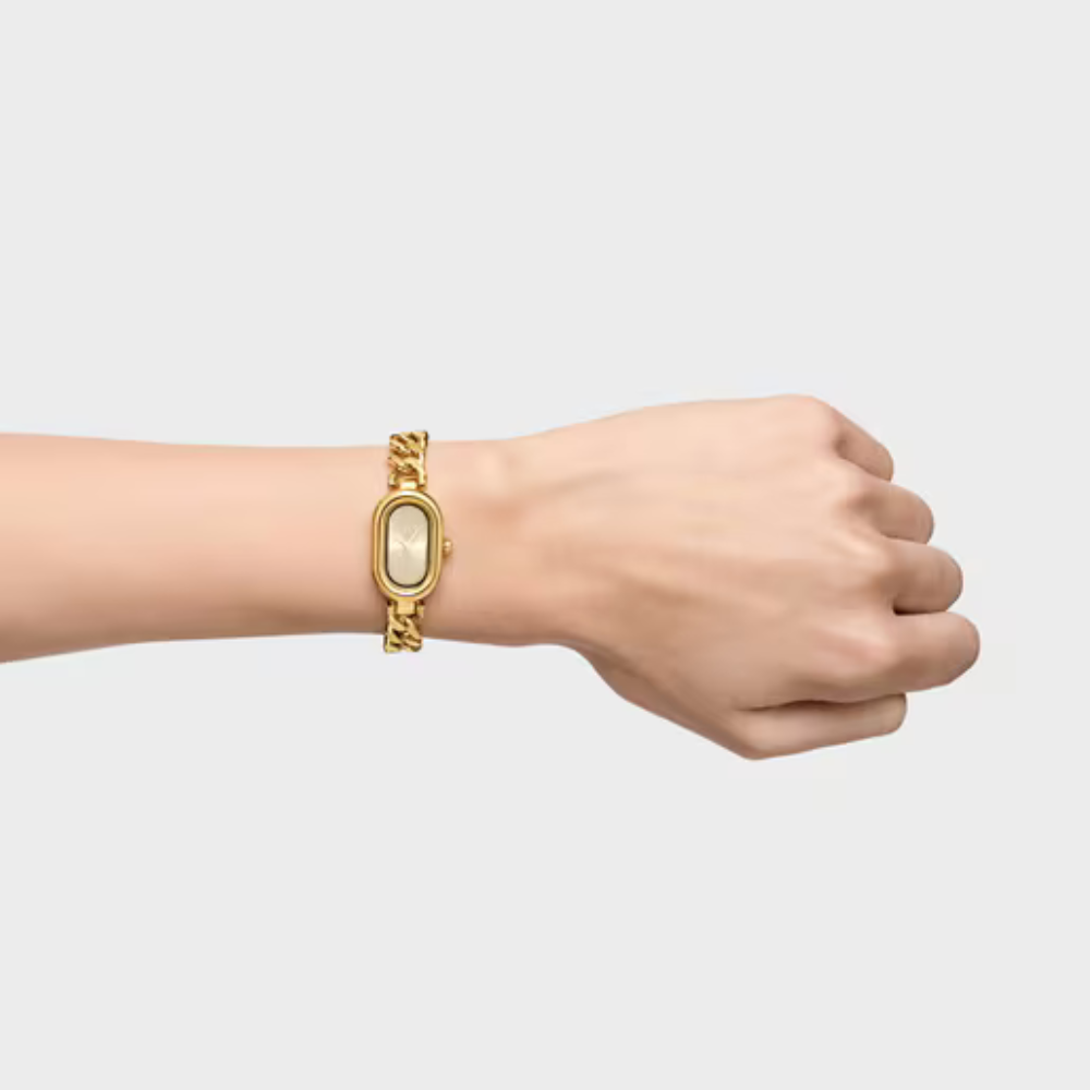 RELÓGIO TOUS OVAL TIME DOURADO