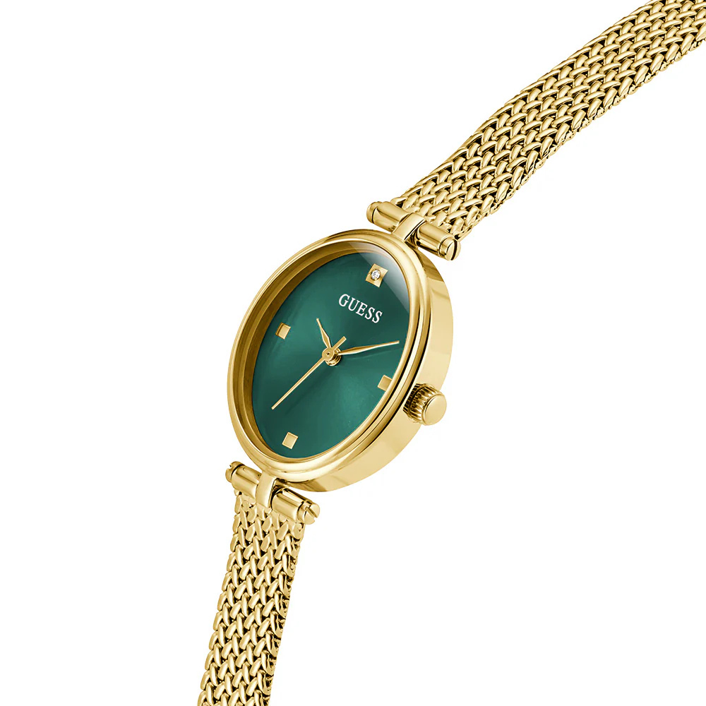RELÓGIO GUESS MULHER RUBY MOSTRADOR VERDE