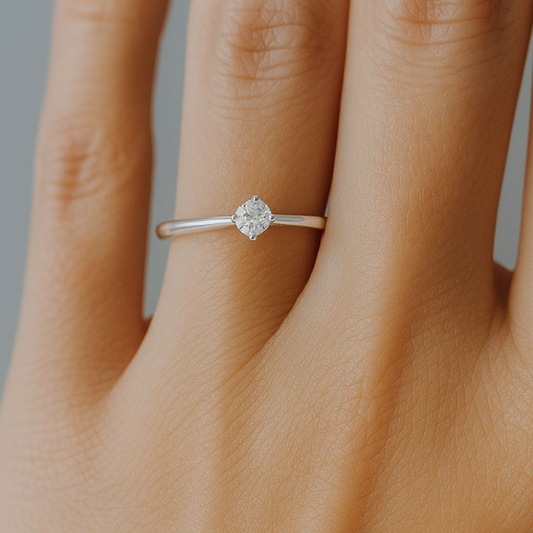 Solitário Carlton Jewellery Ouro 18k com Diamantes