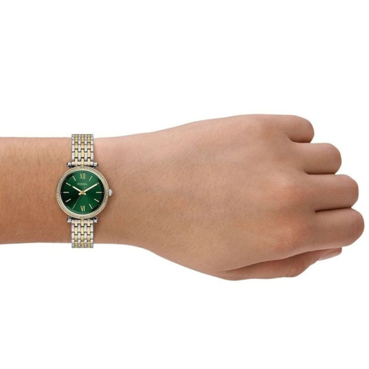 RELÓGIO FOSSIL BICOLOR MOSTRADOR VERDE