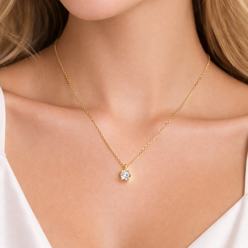 FIO EM OURO 19,2K C/ ZIRCONIA