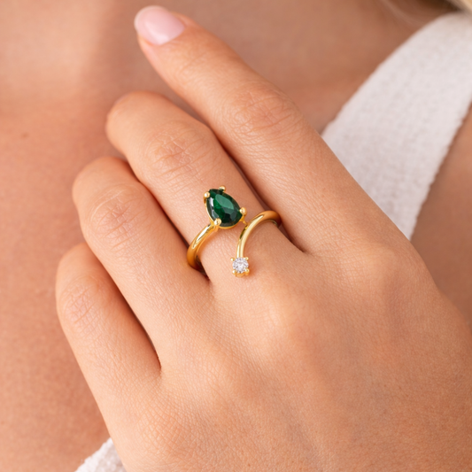 Anel Joalharia Naná em Ouro 19.2k