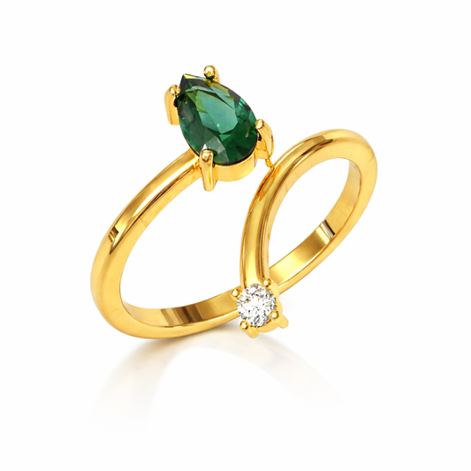 Anel Joalharia Naná em Ouro 19.2k