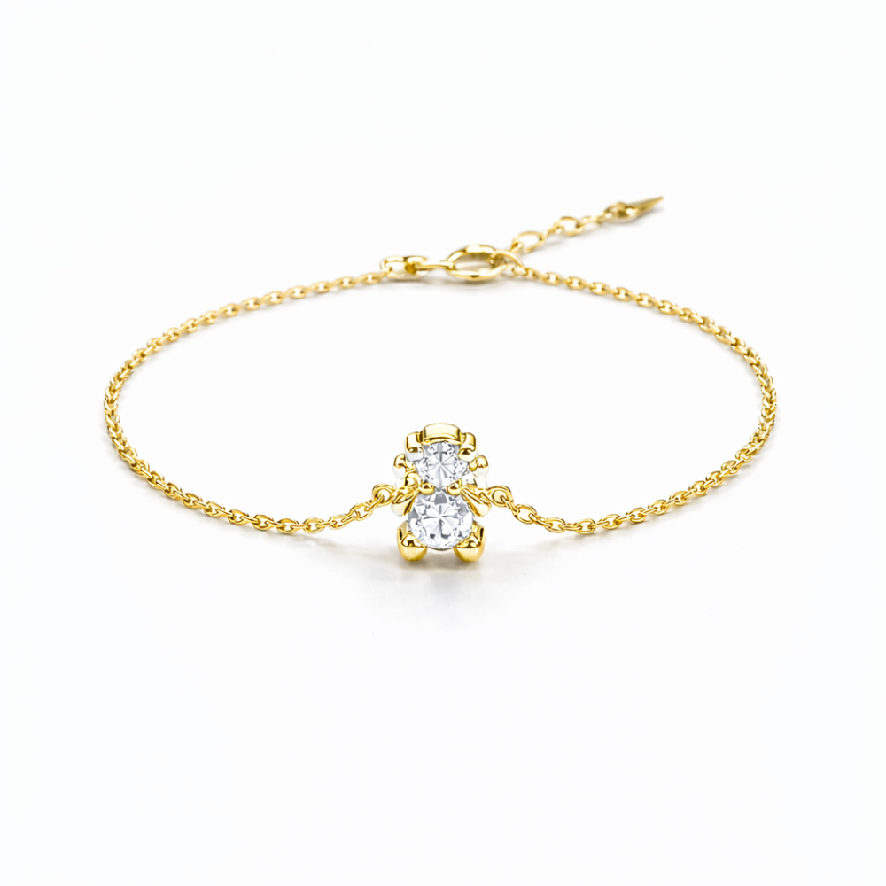 PULSEIRA EM PRATA 925% MENINA AMORZINHO BY MOCHO