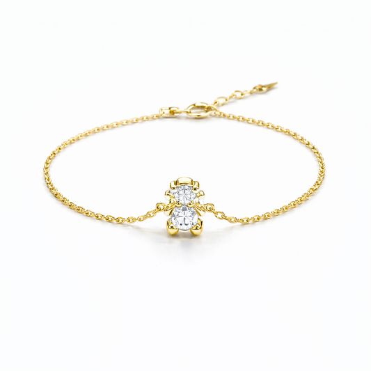 PULSEIRA EM PRATA 925% MENINA AMORZINHO BY MOCHO